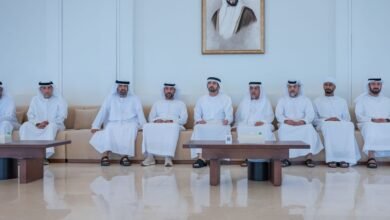 حمدان بن محمد يقدّم واجب العزاء في شهيد الوطن والواجب سعيد راشد البلوشي