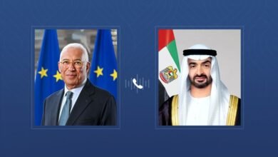 رئيس الدولة يتلقى اتصالاً هاتفياً من رئيس المجلس الأوروبي