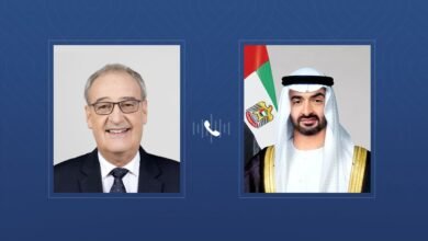 رئيس الدولة يتلقى اتصالاً هاتفياً من رئيس الاتحاد السويسري تناول تطورات الأوضاع في المنطقة
