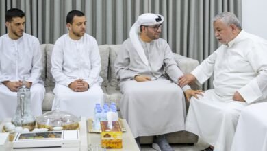 نقل تعازي رئيس الدولة..أحمد المزروعي يزور عائلة آلاء مشتهى 4 نقل تعازي رئيس الدولة..أحمد المزروعي يزور عائلة آلاء مشتهى