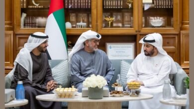 حمدان بن زايد يقف على سير برامج الهلال الأحمر الرمضانية داخل الدولة وخارجها