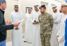 وفد قيادي من أبوظبي يزور المصابين في مدينة الشيخ شخبوط الطبية ويؤكد تكامل الجاهزية الصحية في الإمارة