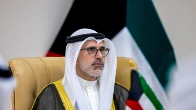 وزير الخارجية الكويتي: العدوان الإيراني الغاشم تعدٍ صارخ على سيادة دول الخليج وانتهاك للقانون الدولي 1 وزير الخارجية الكويتي: العدوان الإيراني الغاشم تعدٍ صارخ على سيادة دول الخليج وانتهاك للقانون الدولي