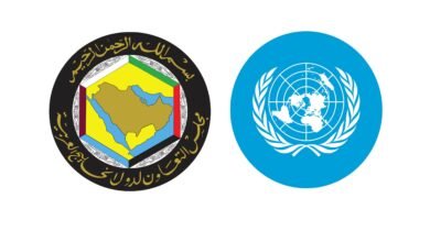 مندوبو دول مجلس التعاون الدائمون لدى الأمم المتحدة يجتمعون مع غوتيريش لبحث تداعيات العدوان الإيراني الغادر على دول المجلس