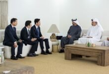 رئيس الدولة يستقبل مبعوث الرئيس الكوري