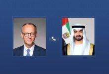 رئيس الدولة والمستشار الألماني يبحثان خلال اتصال هاتفي التطورات في المنطقة وتداعيات التصعيد العسكري على الأمن الإقليمي