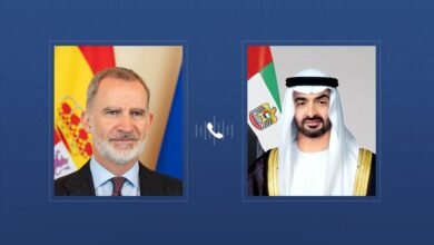 خلال اتصال هاتفي مع رئيس الدولة..ملك إسبانيا يدين الاعتداءات الإيرانية ضد الإمارات ودول المنطقة