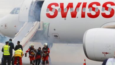إصابة 6 ركاب في إخلاء رحلة للخطوط السويسرية من دلهي إلى زيوريخ