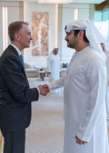 مكتوم بن محمد يلتقي الرئيس التنفيذي لمجموعة بروكفيلد