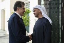 رئيس الدولة يستقبل رئيس إقليم كردستان العراق