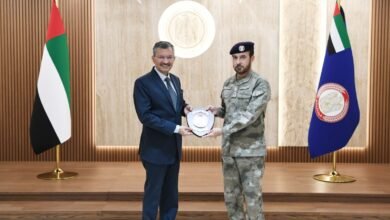 قائد عام شرطة أبوظبي يستقبل سفير جمهورية الهند 2 قائد عام شرطة أبوظبي يستقبل سفير جمهورية الهند