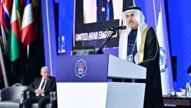 صقر غباش: الاعتداء على الممرات البحرية اعتداء على جوهر النظام والقانون الدولي.. واعتداءات إيران الغاشمة تهدد أمن العالم واستقراره