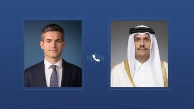 رئيس الوزراء القطري يبحث مع وزير الخارجية الهولندي تطورات المنطقة