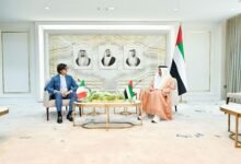 صقر غباش يستقبل رئيس لجنة الصداقة مع الإمارات في البرلمان الإيطالي ويبحثان تعزيز التعاون البرلماني