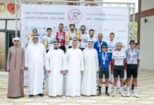 "المطيوعي" بطلًا لسباق الدولة لدراجات الطريق في العين