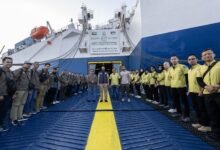 ضمن "الفارس الشهم 3" وصول دفعة جديدة من الفريق الطبي الإندونيسي إلى المستشفى الإماراتي العائم بالعريش