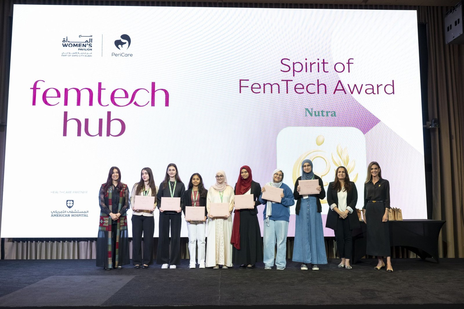 "جناح المرأة" في إكسبو دبي يعلن الفائزين بهاكاثون FemTech 1 "جناح المرأة" في إكسبو دبي يعلن الفائزين بهاكاثون FemTech
