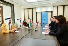 صقر غباش يلتقي رئيس البرلمان الجورجي على هامش اجتماعات الاتحاد البرلماني الدولي بإسطنبول