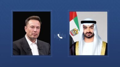 رئيس الدولة يتلقى اتصالاً هاتفياً من إيلون ماسك