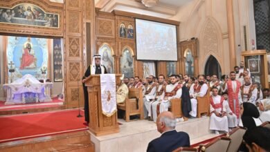 نهيان بن مبارك يحضر احتفالات عيد القيامة في الكنيسة القبطية الأرثوذكسية المصرية بأبوظبي 2 نهيان بن مبارك يحضر احتفالات عيد القيامة في الكنيسة القبطية الأرثوذكسية المصرية بأبوظبي