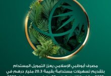 "مصرف أبوظبي الإسلامي" يقدم "20.3" مليار درهم تسهيلات مستدامة في 2025