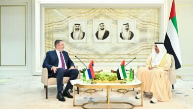 صقر غباش يستقبل سفراء صربيا وتركيا وإيرلندا وبولندا.