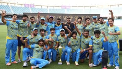 "الإمارات بلو" يُتوج بلقب بطولة D50 المحلية للكريكيت