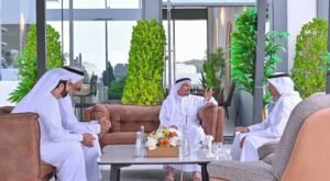 حميد بن راشد يزور"عجمان أفينيو"