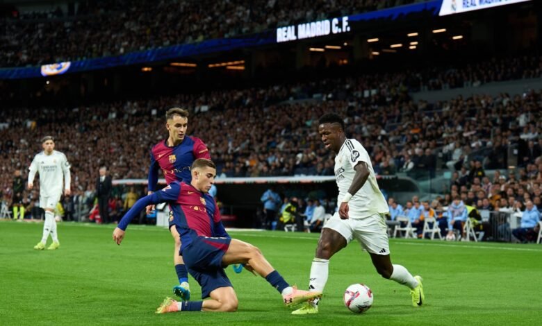 برشلونة يقترب من نسف إنجاز ريال مدريد 4 برشلونة