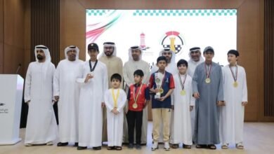الشارقة يسيطر على ألقاب بطولة الإمارات الفردية للشطرنج