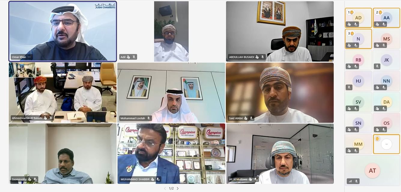 غرفة تجارة دبي تعزز التعاون اللوجستي بين مجتمعي الأعمال في دبي وسلطنة عمان 1 غرفة تجارة دبي تعزز التعاون اللوجستي بين مجتمعي الأعمال في دبي وسلطنة عمان