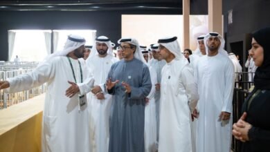 منصور بن زايد وهزاع بن زايد يشهدان انطلاق النسخة الثانية من المؤتمر والمعرض الزراعي الإماراتي في العين