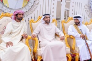 خالد بن سعود يحضر أفراح الشحي