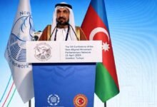 رئيس البرلمان العربي يطالب الشبكة البرلمانية لحركة عدم الانحياز بموقف حازم تجاه قانون إعدام الأسرى