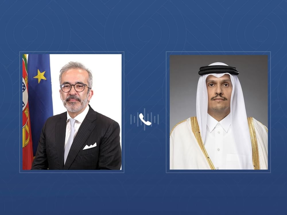 رئيس الوزراء القطري يبحث مع وزير خارجية البرتغال تطورات المنطقة 1 رئيس الوزراء القطري يبحث مع وزير خارجية البرتغال تطورات المنطقة