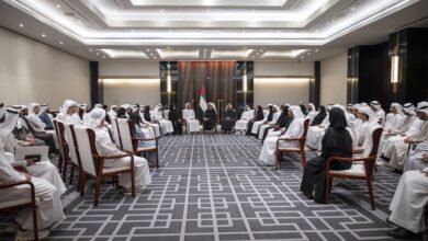 ولي عهد أبوظبي يلتقي طلبة الإمارات الدارسين في العاصمة الصينية بكين