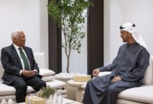 رئيس الدولة يستقبل رئيس المجلس الأوروبي