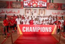 الشارقة بطلاً لدوري كرة اليد للمرة العشرين في تاريخه