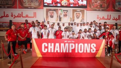 الشارقة بطلاً لدوري كرة اليد للمرة العشرين في تاريخه