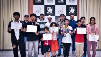 "أبوظبي للشطرنج" يختتم بطولات شهر مارس بتتويج الفائزين