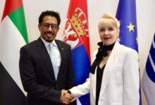 سفير الإمارات يبحث مع وزيرة التجارة الداخلية والخارجية بصربيا سبل تعزيز التعاون المشترك