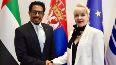 سفير الإمارات يبحث مع وزيرة التجارة الداخلية والخارجية بصربيا سبل تعزيز التعاون المشترك