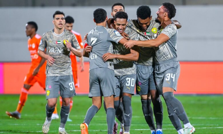 الوصل يضرب عجمان بثلاثية مضيئة