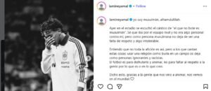 جهل وعنصرية.. يامال يستنكر الهتافات المسيئة للإسلام