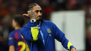 رافينيا يهاجم التحكيم: برشلونة تعرض للسرقة