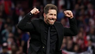 سيميوني: إقصاء برشلونة ليس سهلًا.. وجريزمان عبقري