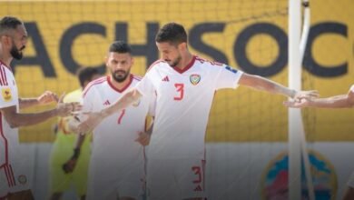 منتخبنا الوطني للكرة الشاطئية يختتم تحضيراته للقاء إيران