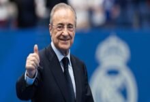  رئيس ريال مدريد يتحول إلى حكم تنس