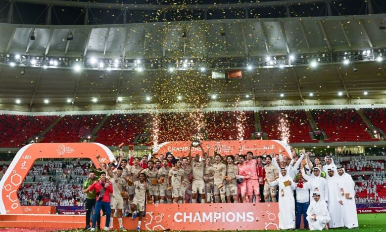 الريان يتوج بلقب دوري أبطال الخليج للأندية 4 الريان يتوج بلقب دوري أبطال الخليج للأندية