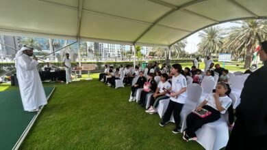 بلدية مدينة أبوظبي تنظم فعالية توعوية بمناسبة (يوم الأرض) على كورنيش أبوظبي